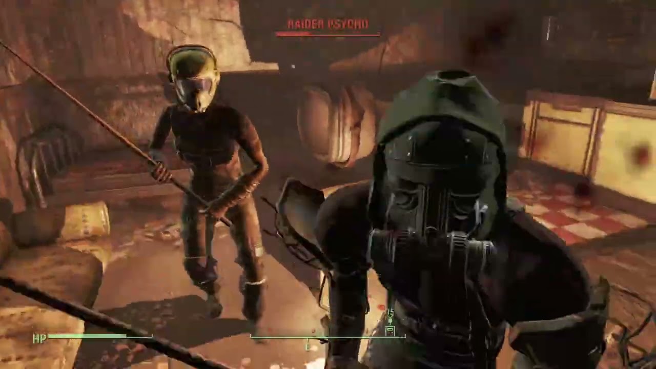 Fallout 4 | Fights in/outside Parkview Apartment Building near Diamond City