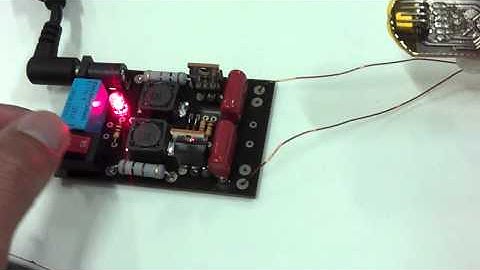 Wireless Power Transmition Propeller Clock (Test)