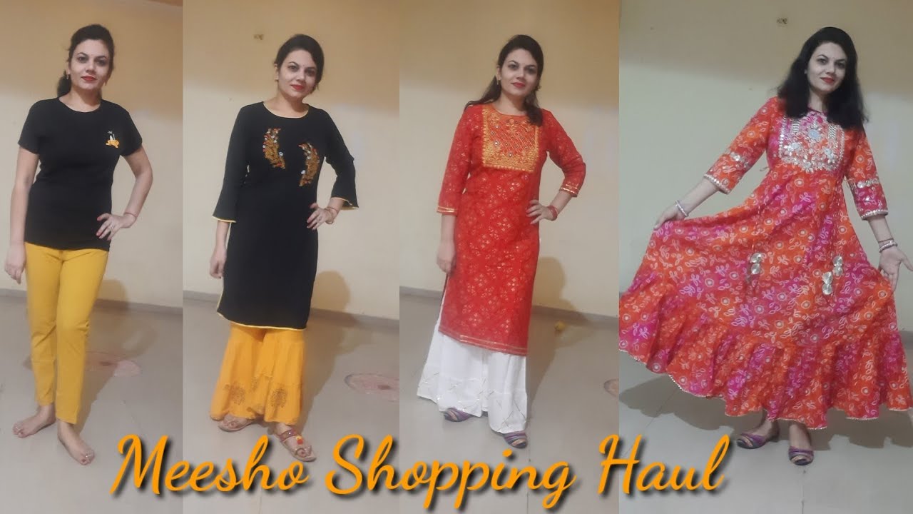 My Meesho Shopping Haul / Meesho kurti haul / Meesho tshirts haul