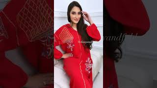 Most Beautiful Red Jelleba مغربيه