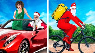 Rich Santa vs Broke Santa / 8 Funny Christmas Situations
