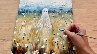 How to paint a Vintage Ghost! Real-Time Painting Tutorial | Absolute Beginners!