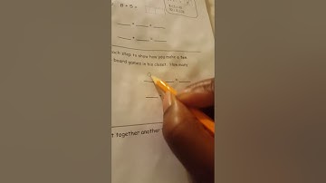 EngageNY: 1st grade, Module 2, Lesson 28 HW