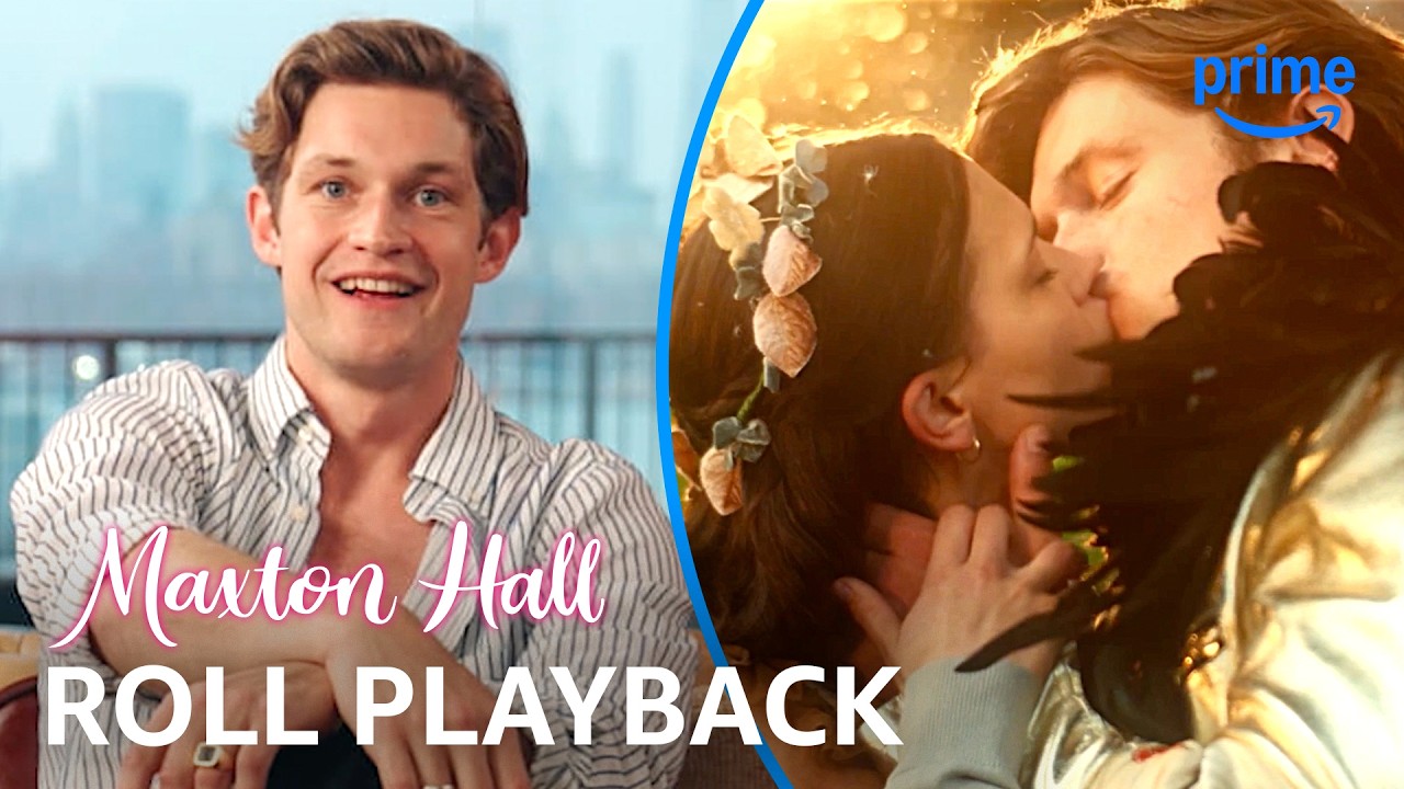 Damian Hardung Reacts to Scenes from Maxton Hall Season 2 | Roll Playback | Prime Video
