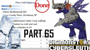 Digimon cyber sleuth Poor Cold Digimon Walkthrough Ps4 ( Part 65 )