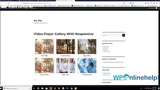 video gallery plugin with responsive Profile