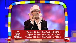 Information Harry Hill tells us how to donate to Text Santa News