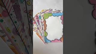 🌸Beautiful front page designs🌻 School project ideas. #frontpagedesign  #schoolproject #borderdesign