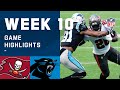 Buccaneers vs. Panthers Week 10 Highlights | NFL 2020