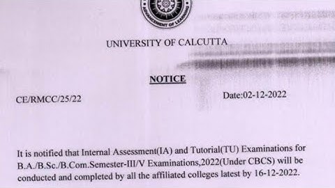 অবশেষে পরীক্ষার নোটিস দিয়ে দিলো | even sem|even sem exam 2022 | calcutta university result