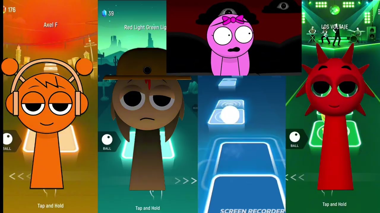 Sprunki in Tiles Hop | Extreme Music Rhythm Challenge