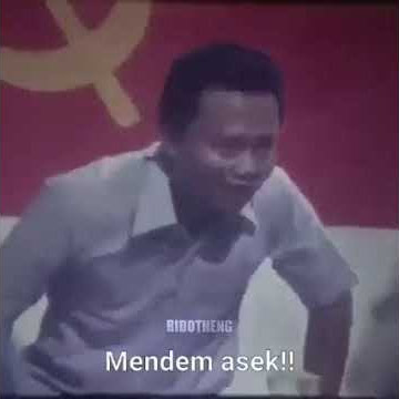 Indonesia ra butuh wong ngganteng seng penting mletre mendem asek