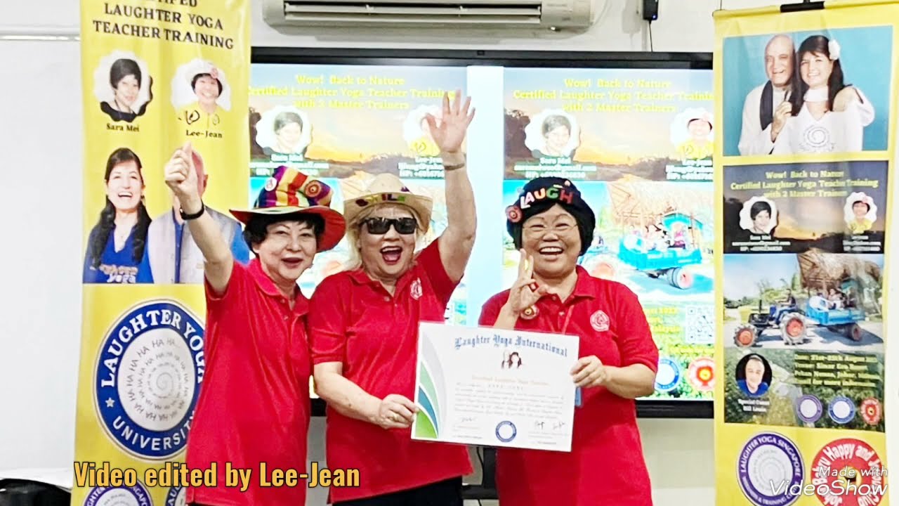 Heartiest Congratulations to 2nd time Certified Laughter Yoga Teacher Anna... Yee...eah!