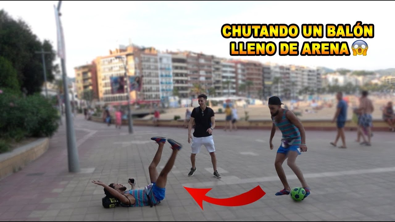 BROMA BALÓN LLENO DE ARENA ⚽😂 #4
