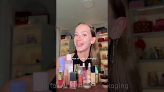 Full face of glass packaging #makeupchallenge
