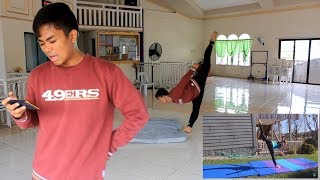 I Tried Following TheCheernastics2 Front Aerial Tutorial