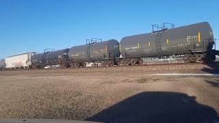 BNSF Mixed freight train in Derby Ks