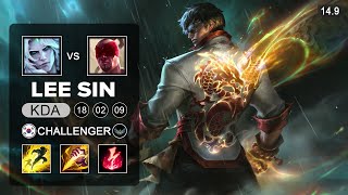 Lee Sin vs Viego Jungle - KR Challenger - Patch 14.9 Season 14