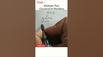 Consecutive Numbers Multiplication Hack #ninjatrick #mathstrick #speed #calculation #studymotivation