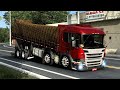 SCANIA P-310 TRASEIRA ARQUEADA E FRENTE REBAIXADA ESBANJANDO TALENTO NA RODAGEM!! ETS2 MODS BR