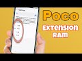 Poco Ram setting || poco extension ram || poco c71 ram plus