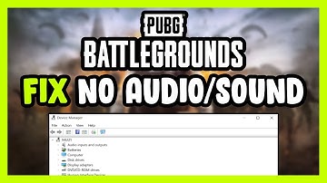 How to FIX PUBG: BATTLEGROUNDS No Audio/Sound Not Working