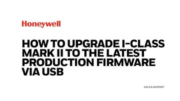 How to upgrade I-Class Mark II to the latest Production Firmware via USB