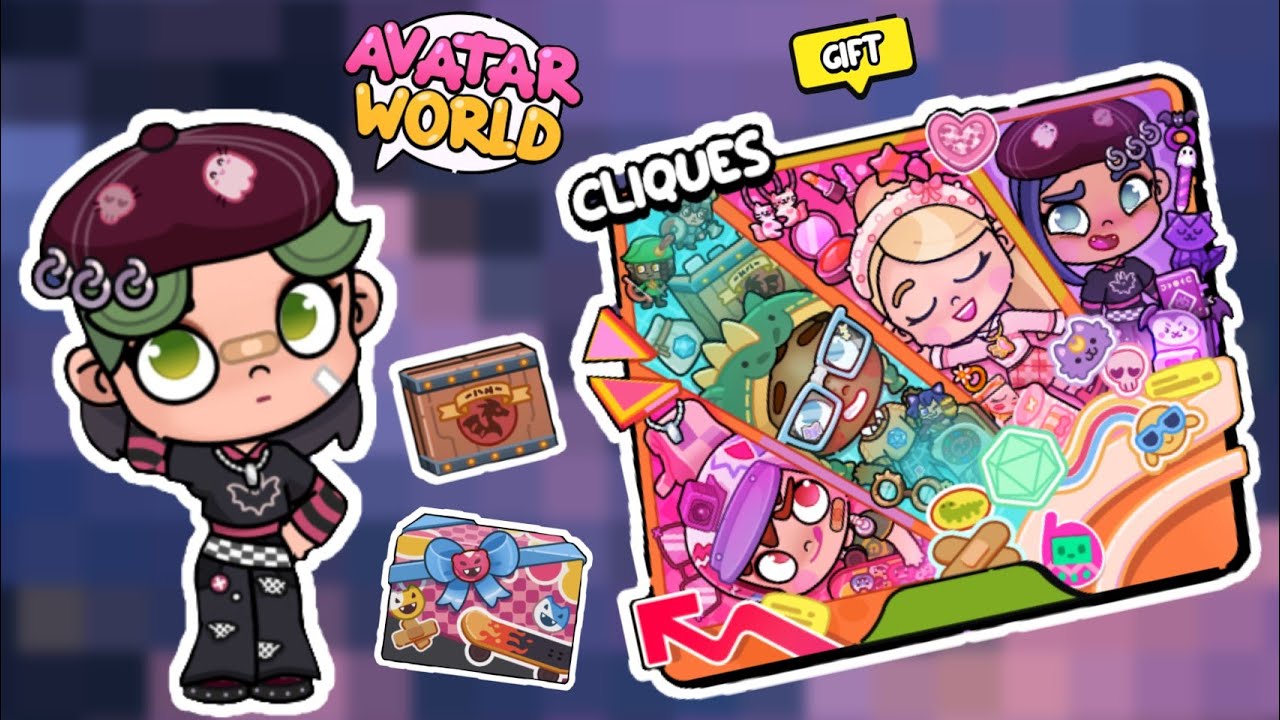 Avatar World New Update Cliques Pack Unboxing #avatarworld