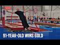 91-year-old former trampoline champion wins gold