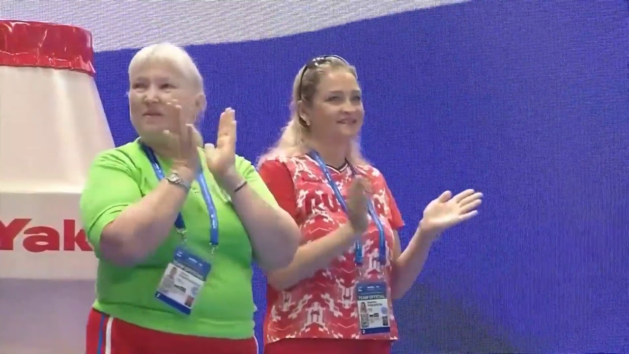 ЧМ 2019 Синхронное плавание, техническая программа, Кванджу, 14 07 19 Мария Шурочкина