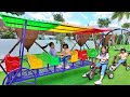 Main Odong Odong, Balap Sepeda dan Ayunan di Playground Anak