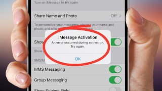 ✅ Working Fix for iMessage Activation Error (iOS 2025 Update)