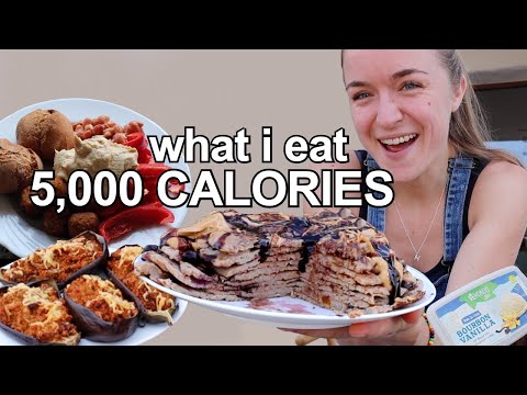 5,000 Calorie WHAT I EAT IN A DAY (Vegan Weight Gain)
