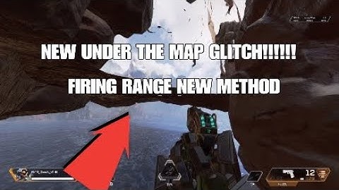 Apex legends NEW UNDER THE MAP GLITCH (Firing RANGE)