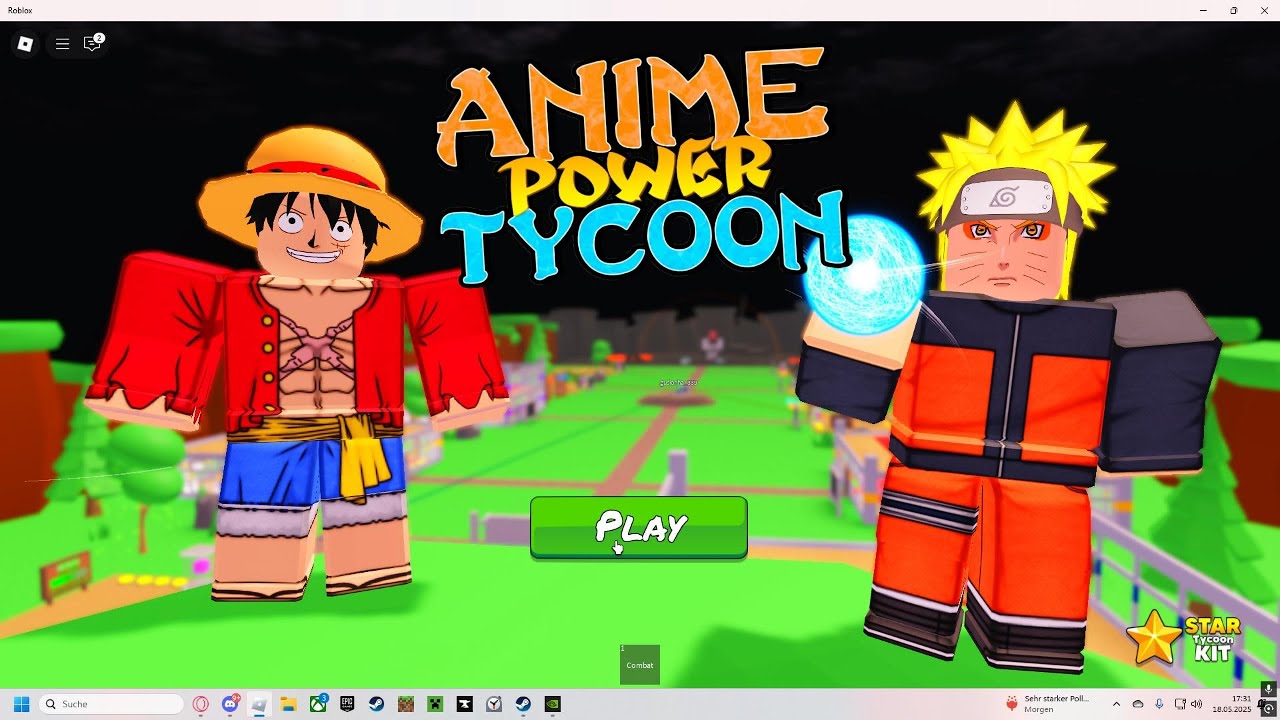 Anime power tycoon gameplay - YouTube