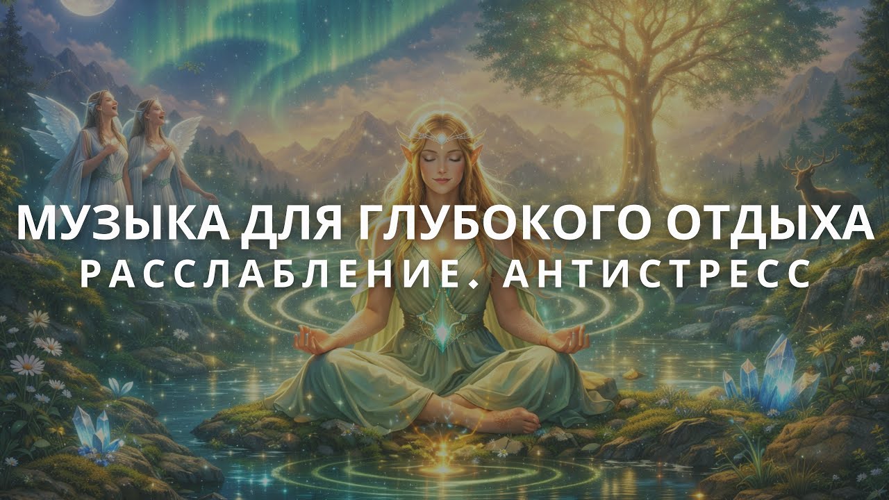 Расслабление нервной системы и глубокий сон | медитации | спокойная работа и сосредоточенность