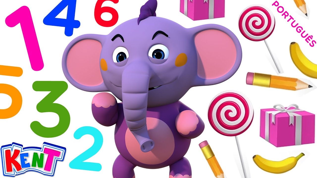 ⁣Kent o Elefante | Aprender Números | Vídeos Infantis