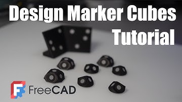 Design Custom Marker Cubes for 3D Scanners in FreeCAD – Full Guide
