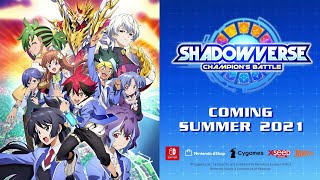 Shadowverse Champion S Battle Announcement Trailer Nintendo Switch Youtube