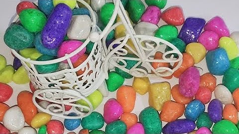 Colourful Pebbles | Satisfying video | satisfying | Have fun | Small Stones