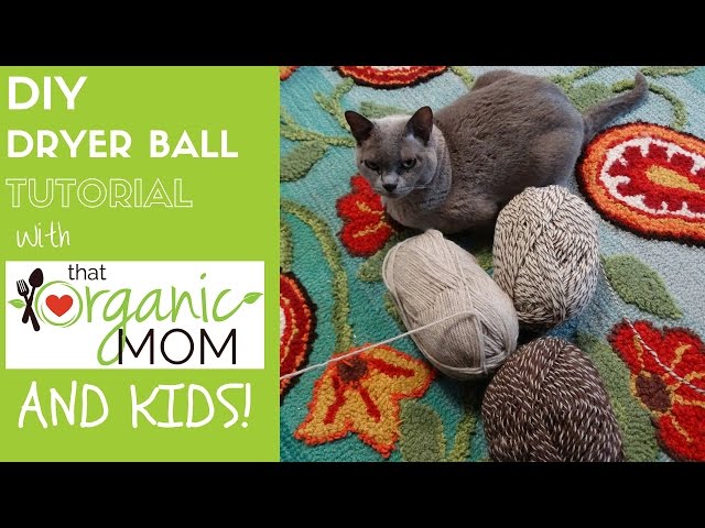 Easy DIY Wool Dryer Ball That You Can Make At Home- Felt and Yarn
