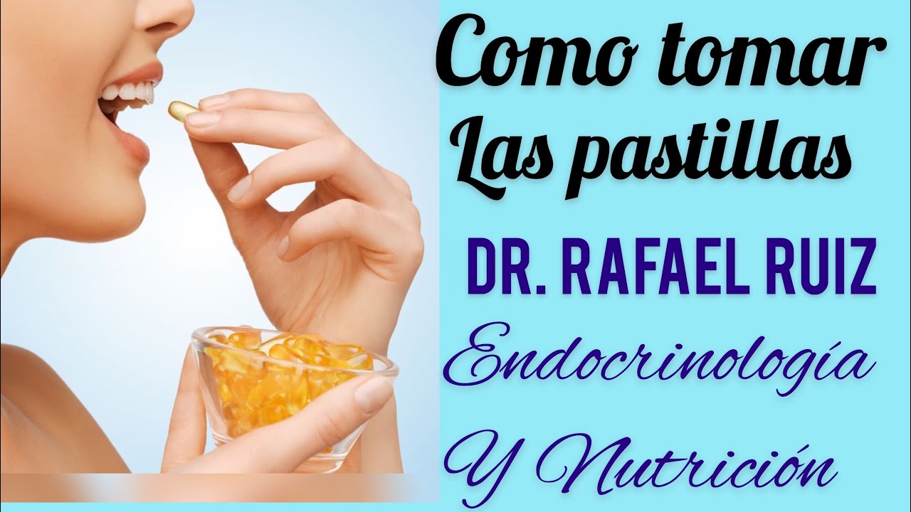 como aprender a tomar una pastilla