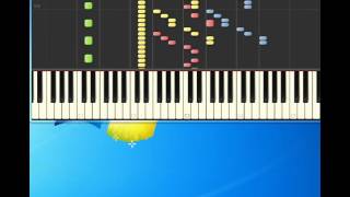 Patrick Hernandez   born to be alive [Piano tutorial by Synthesia]