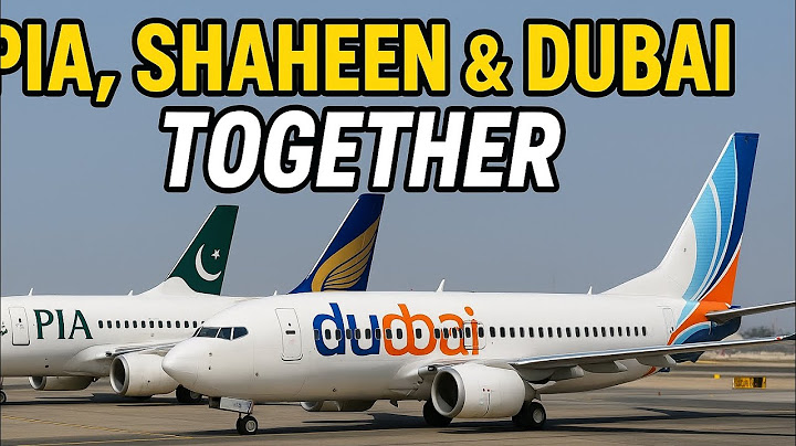 PIA, Shaheen & Dubai Airline Together — A Rare Airport Sight!"