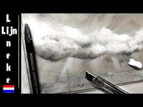 Video: Hoe Om Wolke Met 'n Potlood Te Teken