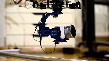 StorM32 BGC with RCTimer ASP Nex Gimbal on Cablecam