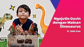GAVIN DIKASIH SURPRISE MAINAN DINOSAURUS with @DMGKids