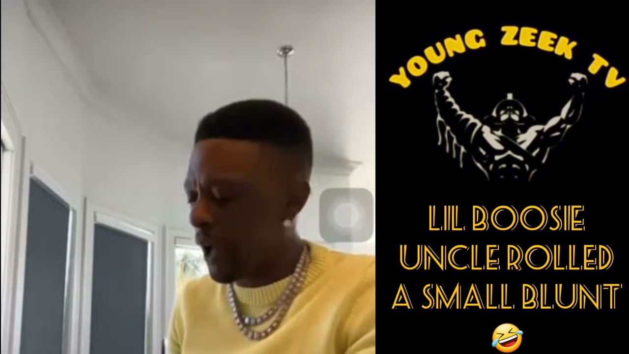 Boosie go in on his uncle for rolling small blunts🤣