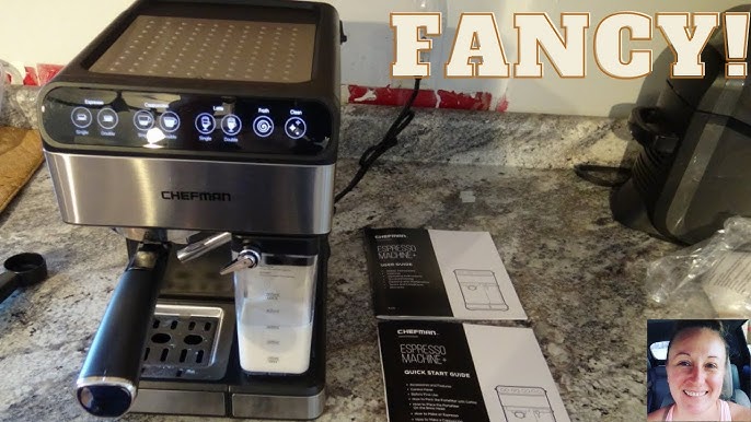 Chefman Máquina espresso 6 en 1,compatible con cápsula Nespresso® o café  molido, 