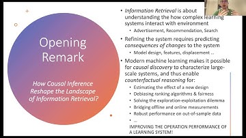 INFORMS Annual Meeting 2021 -- Causal Inference Analysis for Information Retrieval (Da Xu)